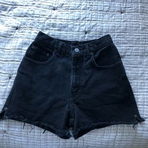 Rio Black Denim Shorts